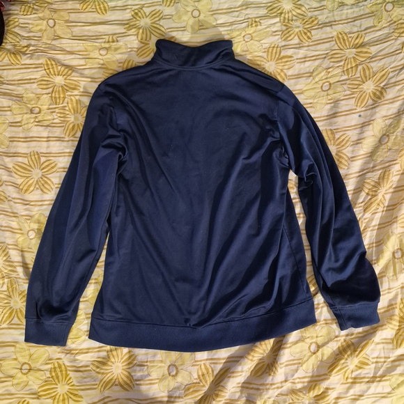 Adidas Dark Blue Track Jacket with Red Detailing - Picture 2 of 8